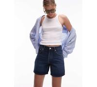 Topshop - Editor - Pantaloncini di jeans blu ricco 50