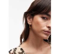 Topshop - Maya - Orecchini a goccia color oro in acciaio inossidabile resistente all'acqua One Size