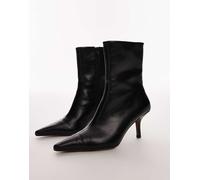 Topshop - Natalia - Stivaletti neri con tacco alto-Nero 38