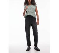 Topshop - Original - Mom jeans a vita alta nero slavato W24 L32