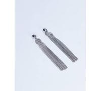 Topshop - Perl - Orecchini color argento con nappe One Size