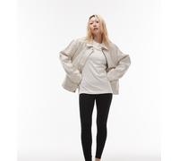 Topshop Petite - Leggings lunghi neri pesanti-Nero S