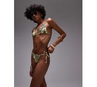 Topshop - Sicily - Perizoma giallo a fiori neri 50