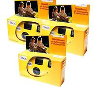 Topshot 1A, set di 3 fotocamere usa e getta, colore: giallo