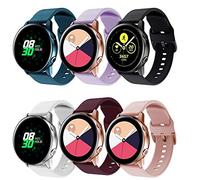 TOPsic Cinturino Galaxy Watch Active 2 40mm 44mm/Active/Galaxy Watch 42mm/Gear S2 Classic/Gear Sport/Vivomove/HR/Vivoactive 3/Forerunner 245/645, 20mm Cinturino di Ricambio Silicone Braccialetto