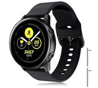 TOPsic Cinturino Galaxy Watch Active 2 40mm 44mm/Active/Galaxy Watch 42mm/Gear S2 Classic/Gear Sport/Vivomove/HR/Vivoactive 3/Forerunner 245/645, 20mm Cinturino di Ricambio Silicone Braccialetto