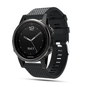 TOPsic Cinturino Morbido di Ricambio in Silicone per Fenix 5S/6S/7S, Compatibile con Plus/Pro/Solar/Sapphire Solar