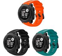 TOPsic Compatibile con Garmin Instinct Cinturino, Silicone Braccialetto 22mm di Ricambio Accessori Sportivo Cinturino per Garmin Instinct Smartwatch