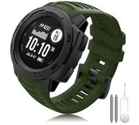 TOPsic Compatibile con Garmin Instinct Cinturino, Silicone Braccialetto 22mm di Ricambio Accessori Sportivo Cinturino per Garmin Instinct Smartwatch
