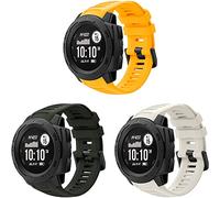 TOPsic Compatibile con Garmin Instinct Cinturino, Silicone Braccialetto 22mm di Ricambio Accessori Sportivo Cinturino per Garmin Instinct Smartwatch