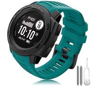 TOPsic Compatibile con Garmin Instinct Cinturino, Silicone Braccialetto 22mm di Ricambio Accessori Sportivo Cinturino per Garmin Instinct Smartwatch