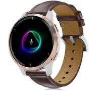 TOPsic Pelle Cinturino Compatibile con Venu 2 Plus, 20mm Bracciale Ricambio Cinturino per Venu Sq 2 Music/Venu/Sq Music/Venu 2 Plus 43mm/Forerunner 245/645 Music/Forerunner 55/158/Galaxy Watch 6