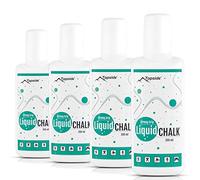 TOPSIDE Confezione da 4 x Liquid Chalk da 200 ml - Carbonato di magnesio liquido per arrampicata, bouldering e crossfit