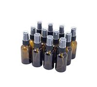 Topsky 12 Pezzi 30 ml flacone spray vuoto, in vetro resistente ai raggi UV con nebulizzatore fine, ideali per oli essenziali, profumi (Marrone)