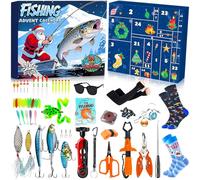 Topsky Beginner Fishing Tools, set di accessori, regali per conto alla rovescia, scatole per conto alla rovescia, accessori e attrezzature per la pesca Surprise