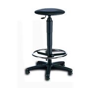 'Topstar 72260 D10T Sgabello girevole "Tec 60 Skai Counter, nero
