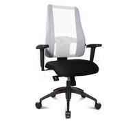 Topstar LT20BTW503 Lady Sitness Deluxe Sedia Girevole, Nera - Bianca