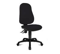 Topstar Point 60 Sedia Girevole per Ufficio, Rivestimento in Tessuto Nero