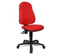 Topstar Point 60 Sedia Girevole da Ufficio, Tessuto, Rosso, 54 x 47 x 109 cm