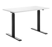 Topstar | Scrivania | regolabile in altezza elettrica | diritta | larghezza 1200 x 600 mm | bianco/nero