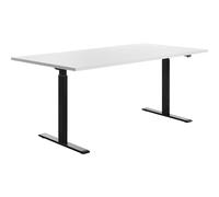 Topstar | Scrivania | regolabile in altezza elettrica | diritta | larghezza 1800 x 800 mm | bianco/nero