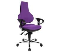 Topstar, Sedia da Ufficio con braccioli ad Altezza Regolabile