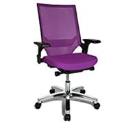Topstar, Sedia girevole con braccioli ad altezza regolabile, Viola (lila), Taglia unica