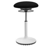 Topstar Sgabello Cucina Bar Alto Metallo/Tessuto 38,5 x 52-72 Nero
