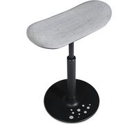 Topstar | Sgabello SITNESS H | modello H2 | con sedile allungato | rivestimento grigio fantasia | base grigia