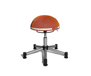 Topstar SH17BB4 Sitness Half Ball Sgabello, Arancio