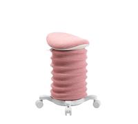 TOPSTAR Sitness 4D con ruote, certificato AGR, sgabello dinamico Papyrus - rosa ergonomico da ufficio - regolabile in altezza - rafforza la schiena - allevia i dischi intervertebrali