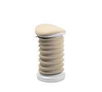 TOPSTAR Sitness 4D - Sgabello dinamico, certificato AGR, colore bianco, beige, ergonomico, regolabile in altezza, rinforza la schiena, allevia i dischi intervertebrali