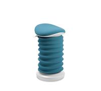 TOPSTAR Sitness 4D - Sgabello dinamico, certificato AGR, colore bianco papyrus petrolio, ergonomico, regolabile in altezza, rinforza la schiena, allevia i dischi intervertebrali