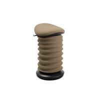 TOPSTAR Sitness 4D - Sgabello dinamico, certificato AGR, colore nero e marrone, ergonomico, regolabile in altezza, rinforza la schiena, allevia i dischi intervertebrali