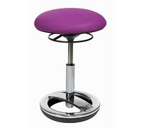 Topstar Sitness Bob Sgabello, Piede Anello in Alluminio, Rivestimento in Tessuto Blu