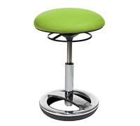 Topstar Sitness Bob Sgabello, Piede Anello in Alluminio, Rivestimento in Tessuto Verde