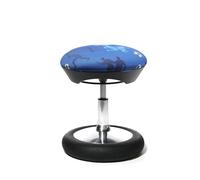 TOPSTAR Sitness Kid 20 - Sgabello ergonomico per bambini per seduta attiva - Calcio blu