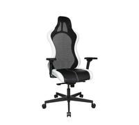 TOPSTAR Sitness RS Sport Plus Sedia da gaming in plastica, bianco/nero, taglia unica