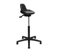 Topstar Stand Star Sedia Girevole per Ufficio, Regolazione dell'Inclinazione, Rivestimento in Plastica Nero