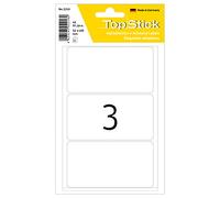 TopStick Etichette multiuso, 3 etichette per foglio, 150 fogli, 52 x 100 mm, 450 etichette, etichette autoadesive grandi, etichette adesive vuote per ufficio cucina casa, bianco
