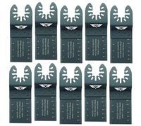 TopsTools 10pcs FA35F_10 35mm Fast Fit Legno Lame MT Professionale | Compatibile con DeWalt, Stanley, Black & Decker, Bosch, Fein (Non-StarLock), lame miste tagliano legno, metallo e plastica