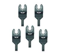 TopsTools 5 x 10mm FA10F_5 Lame da taglio per legno a montaggio rapido compatibili con Dewalt Stanley Black e Decker Bosch Fein (non StarLock) Makita Parkside Ryobi Worx (cambio rapido) Multiutensile