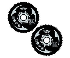 Topstools CS8560T_2 - Lame per sega HSS con foro da 85 mm, 60 T, 15 mm, compatibili con Worx, Bosch, Ryobi, Rockwell e molti altri