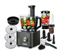 TopStrong Robot da Cucina, Robot Cucina 1100W, Robot Cucina Multifunzione Compatto,11 in 1 Food Processor(frullatore, spremiagrumi e macinacaffè)