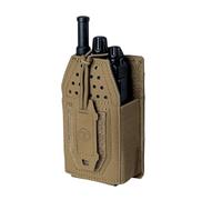 TOPTACPRO Fondina radio tattica Molle Radio Pouch Supporto radio universale per Walkie Talkie Motorola BaoFeng UV-5R BF-F8HP Custodia regolabile per caricatore fucile(Coyote Brown)