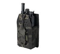 TOPTACPRO Fondina radio tattica Molle Radio Pouch Supporto radio universale per Walkie Talkie Motorola BaoFeng UV-5R BF-F8HP Custodia regolabile per caricatore fucile(Multi-camo Black)