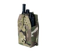 TOPTACPRO Fondina radio tattica Molle Radio Pouch Supporto radio universale per Walkie Talkie Motorola BaoFeng UV-5R BF-F8HP Custodia regolabile per caricatore fucile(Multi-camo)