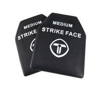 TOPTACPRO Piastra tattica in schiuma EVA di medie dimensioni in EVA ad alta elasticità per la fodera interna del gilet tattico Airsoft 2 pezzi - Nero