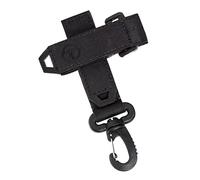 TOPTACPRO Supporto tattico per guanti, cinghia per arrampicata, portachiavi, gancio multiuso per guanti, 500D Nylon(Black)