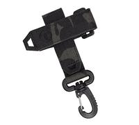 TOPTACPRO Supporto tattico per guanti, cinghia per arrampicata, portachiavi, gancio multiuso per guanti, 500D Nylon(Multi-camo Black)